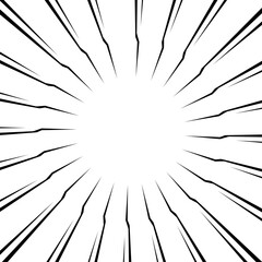 Fototapeta premium Comic Action Speed Frame