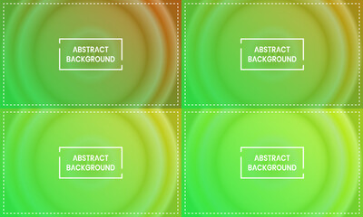orange, yellow and green radial gradient background with circle srtipes. simple, blur, modern and color. used for background, backdrop, wallpaper and banner