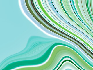 Abstract wave curved pattern in bright green tones. Design templates. Fabric. Backdrop. Wallpaper. Billboard. Book cover