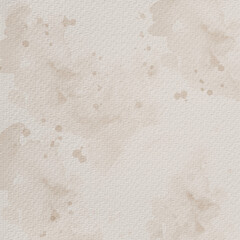 Watercolor paper texture. Beige watercolor splash background. 