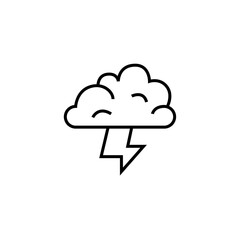 Brainstorming Teamwork and Management icon with black outline style. idea, concept, strategy, solution, innovation, planning, creativity. Vector illustration