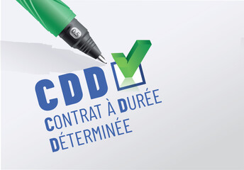 CDD - contrat de travail à durée déterminée en france 