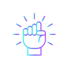 Obraz premium Motivation Teamwork and Management icon with blue duotone style. success, achievement, goal, improvement, strategy, purpose, inspiration. Vector illustration