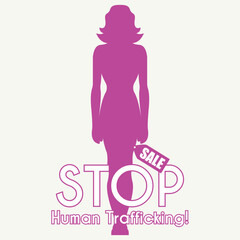 World Day against Trafficking in Persons vector design