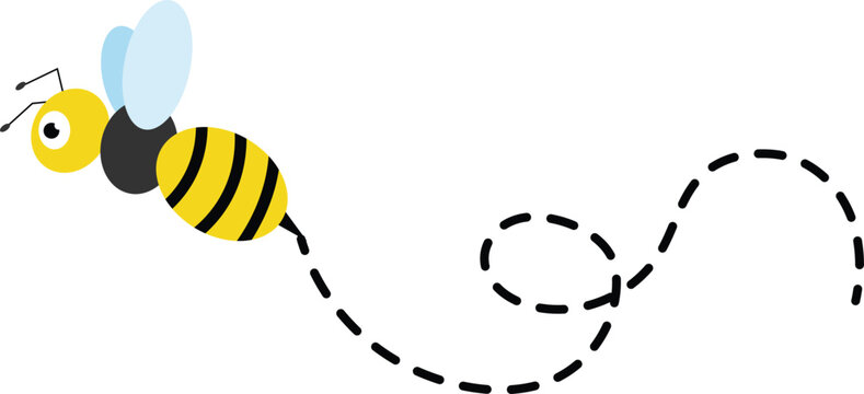 Bee vector image or illustration.	