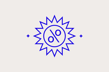 Geometric concept of sale vector illustration in a flat style for website, mobile app, banner, ui ux, web design, business, marketing, landing, infographics, mockup,development	
