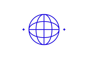 Isolated Geometric concept of global business vector illustration in a flat style for website, mobile app, banner, ui ux, web design, business, marketing, landing, infographics, mockup,development	
