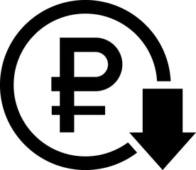 Obraz premium Cost reduction. Cost increase icon. Price reduced, discount icon. Financial vector illustration.