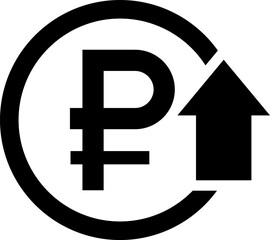 Cost reduction. Cost increase icon. Price reduced, discount icon. Financial vector illustration.