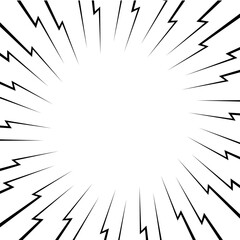 Obraz premium Comic Action Speed Frame