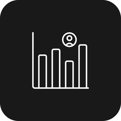 Engagement Marketing icon with black filled line style. marketing, strategy, media, network, concept, seo, feedback. Vector illustration