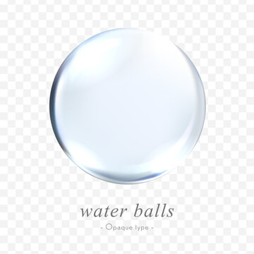 water balls vector data (Opaque type)