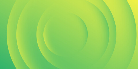 Modern Abstract Background Circle Round and Green Yellow Gradient Color