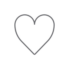 Love Feedback icon with black outline style. heart, valentine, romance, romantic, happy, gift, hearts. Vector illustration