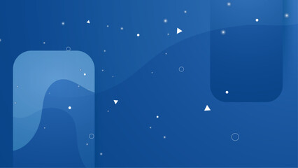 Modern abstract blue design background