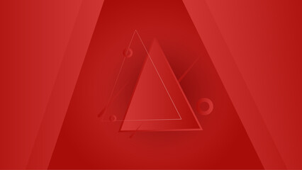 Abstract red background with wave. Vector illustration. Clip-art