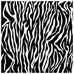 Fototapeta na wymiar Big cat fur pattern. Decorative tiger pattern seamless vector illustration. Elegant and stylish background for fabric clothes.