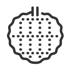 Pixel perfect, editable stroke, up scalable, line, vector bloop icon.