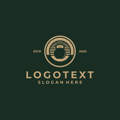 gym logo design luxury