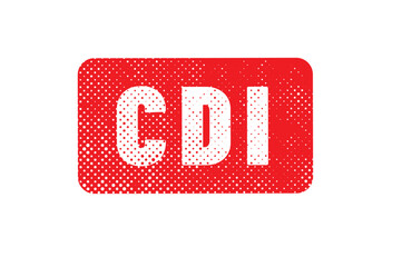 CDI - contrat à durée indéterminée 