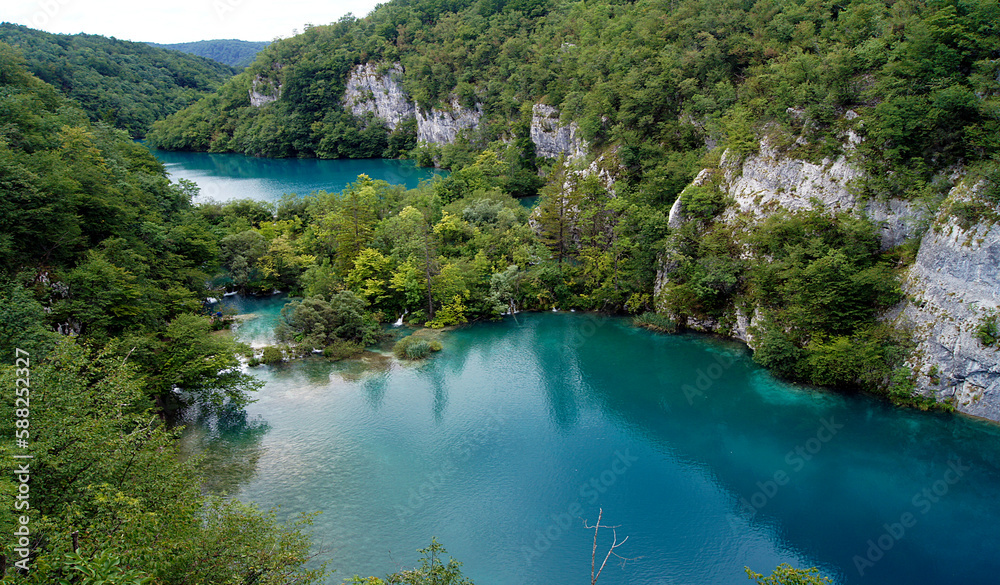 Sticker Landscapes of Plitvice National Park, Croatia