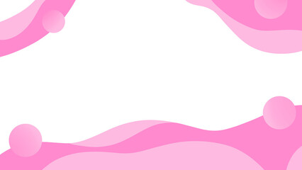 pink background with wave template