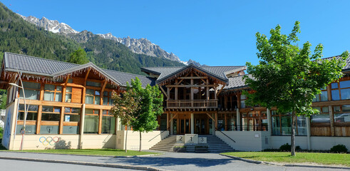 Chamonix am Mont Blanc in Frankreich - Maison des Sports Karine Ruby Olympia