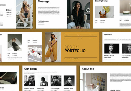 Design Portfolio Presentation Template