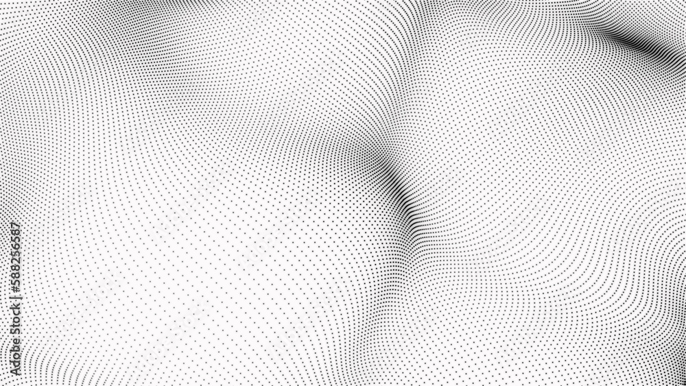 Poster modern futuristic simple dots pattern. vector illustration. halftone texture with dots. geometric ab