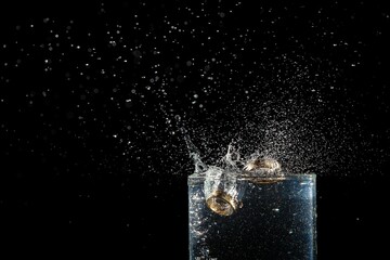 splash of water