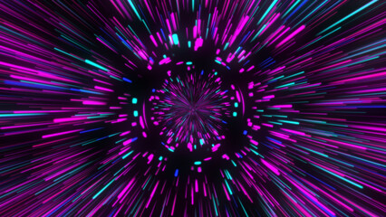 Seamless  abstract particles background.Starburst Particle Party Stage Background