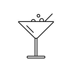 Vector Drawing Icon.Cocktail.Tour.Travel.Vacation.On White Background.Line.Web Design.Social Networking.Print for Textile.Logo.Element for Design.Isolated.Wine.Degrees.Drink.Club.Cafe.Restaurant.