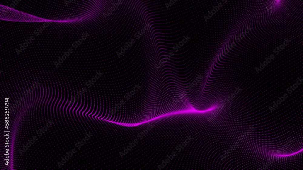Poster geometric abstract background with connected lines and dots. molecule and communication background. 