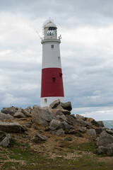 Fototapeta na wymiar Portland Bill Lighthouse