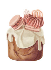 Easter bread transparent background Png 