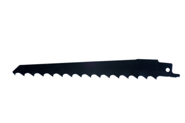 Single bit saw isolated on white background.Top view