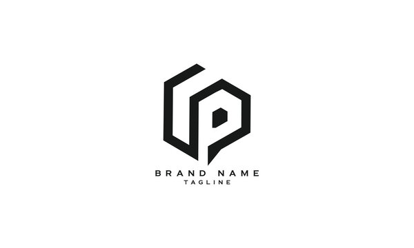 CUP, UCP, UP, PU, CP, PC, Abstract initial monogram letter alphabet logo design