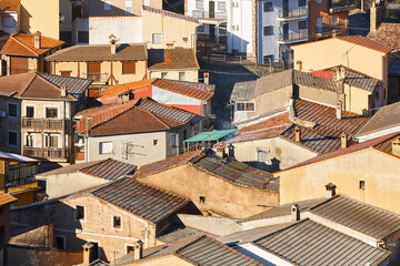 Picturesque village of Las Metas, Caceres. Extremadura, Spain