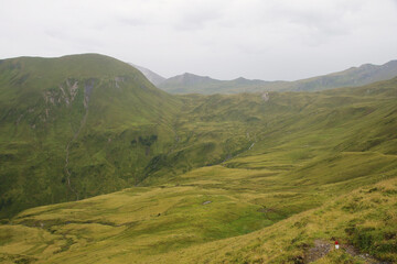 Obraz premium Panorama of Tappenkarsee valley, Austria