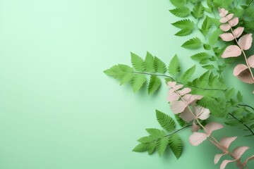green leaves wallpaper
