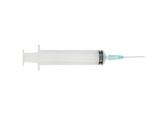 empty syringe on transparent background png file