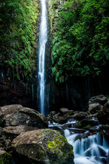 25 Fontes Waterfall and springs in Rabacal, Medeira island of Portugal