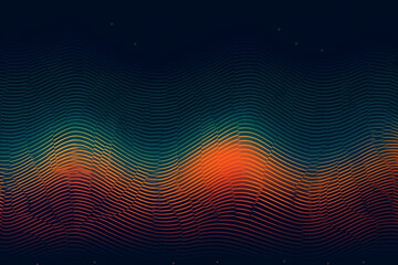 Beautiful colored abstract line shapes wallpaper background design texture pattern. Decorative design decoration. Ai generated