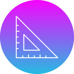 Triangular Ruler Icon