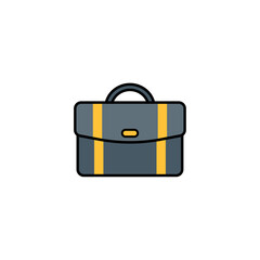 Isolated Vector Briefcase Icon