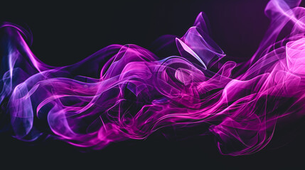 Obraz na płótnie Canvas Abstract purple background, gradient transition, generative AI.