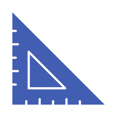 Triangular Ruler Icon