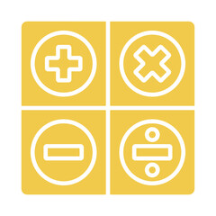 Obraz premium Mathematics Icon