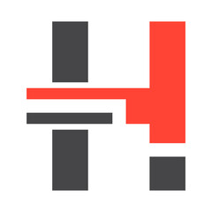 letter h icon illustration vector