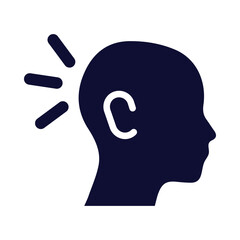 audio, audiology, ear, head, audiology icon